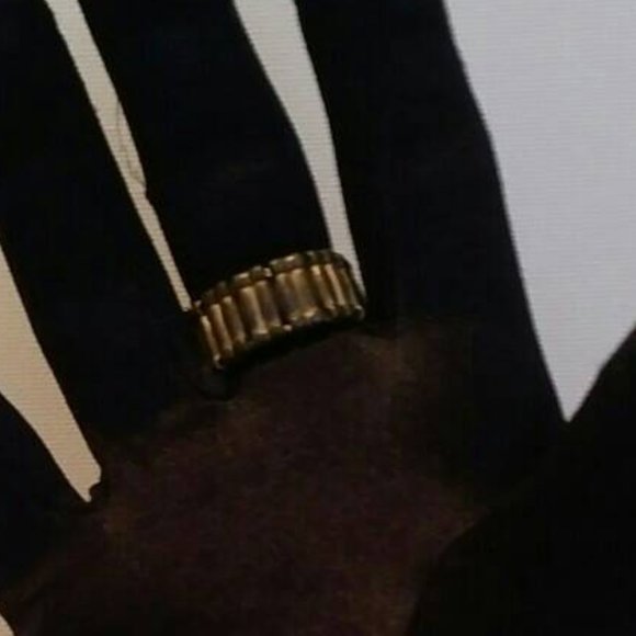 NWOT Statement Ring+Bracelet combined antique gold - Picture 8 of 8